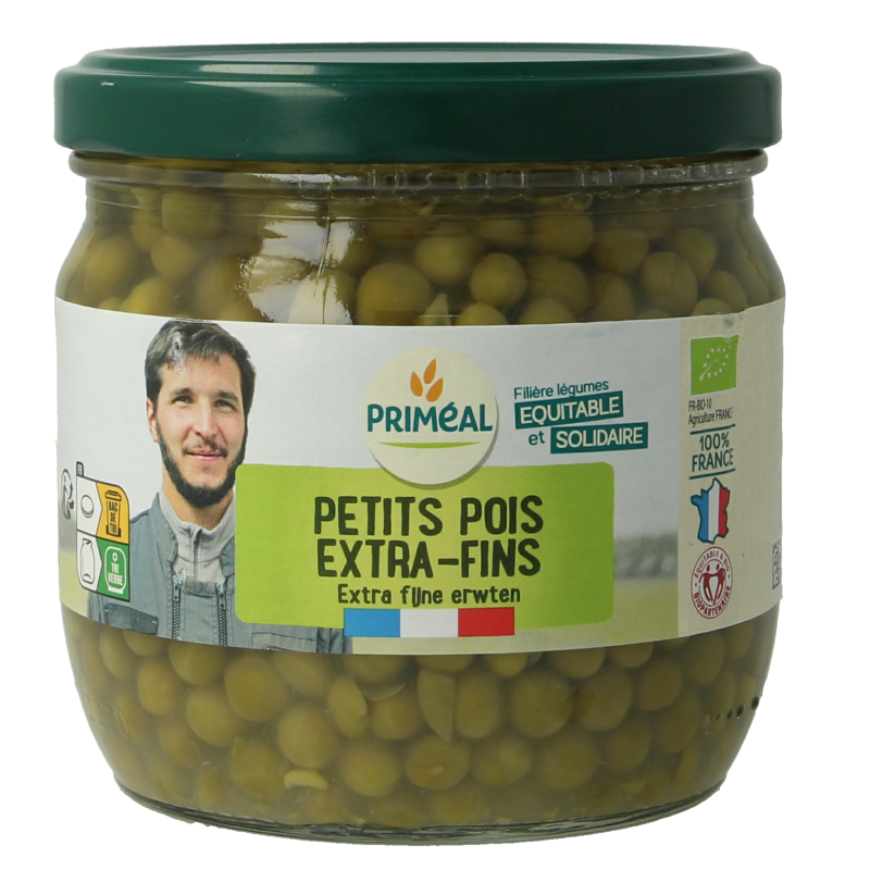 Primeal Doperwten extra fijn bio 330 Gram