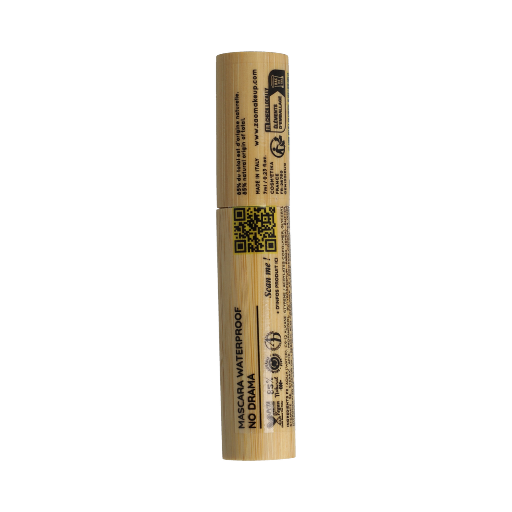ZAO Bamboo Waterproof Mascara 250 (Black) 7.00 Milliliter