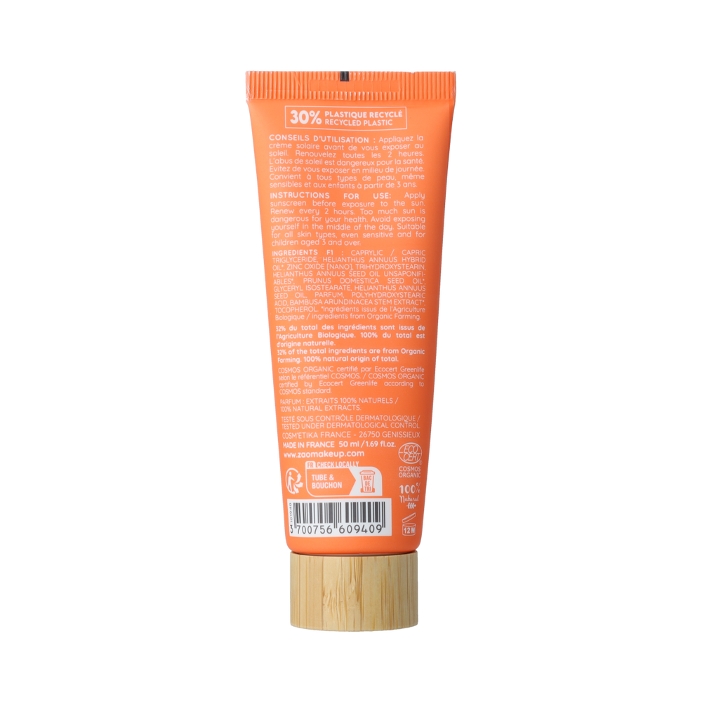 ZAO Moisturising Sunscreen (face) SPF30 50.00 Milliliter
