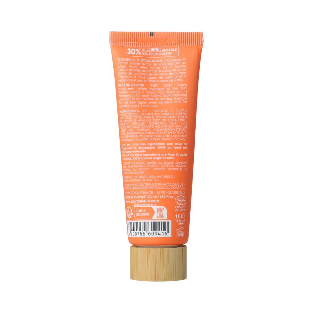 ZAO Moisturising Sunscreen (face) SPF50 50.00 Milliliter
