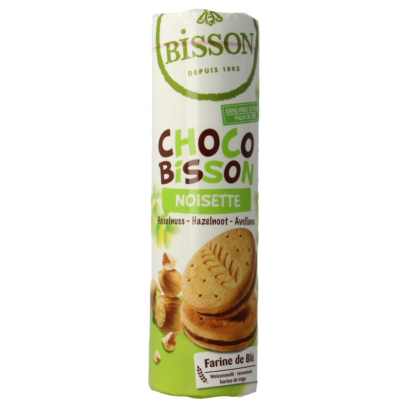 Bisson Choco Bisson hazelnoot bio 300 Gram