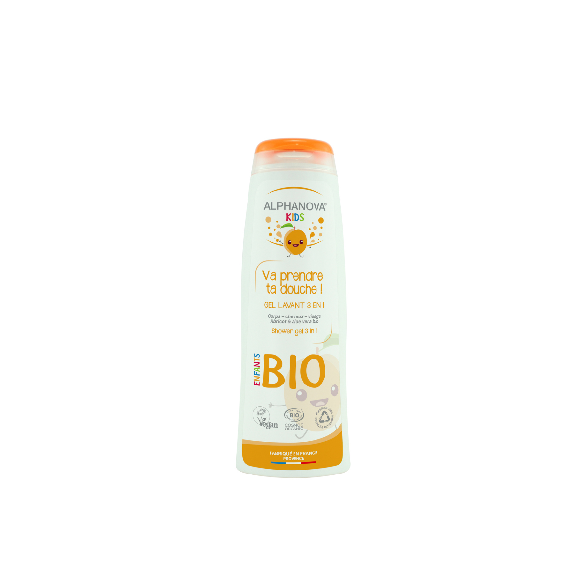 Alphanova Kids Kids bio showergel abricot 250.00 Milliliter