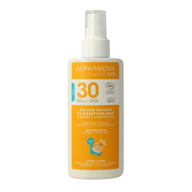 Alphanova Sun Sun bio kids spray SPF30 vegan 125 Milliliter
