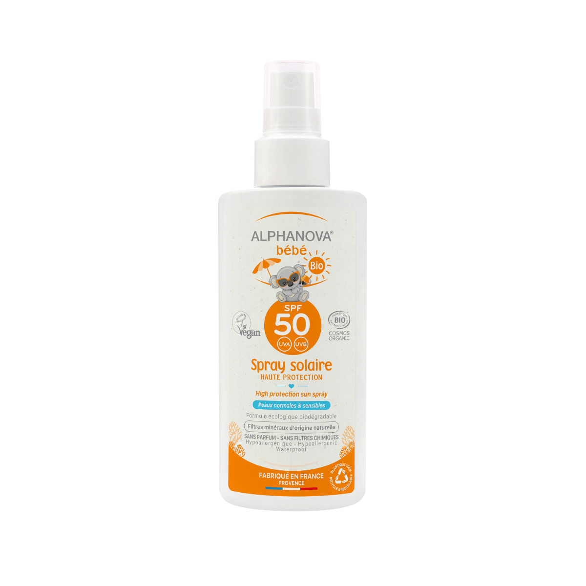 Alphanova Sun Sun bio baby sunscreen milk SPF50+ 125 Gram