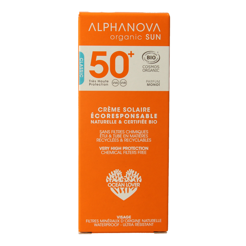 Alphanova Sun Sunscreen face SPF50+ bio 50 Gram