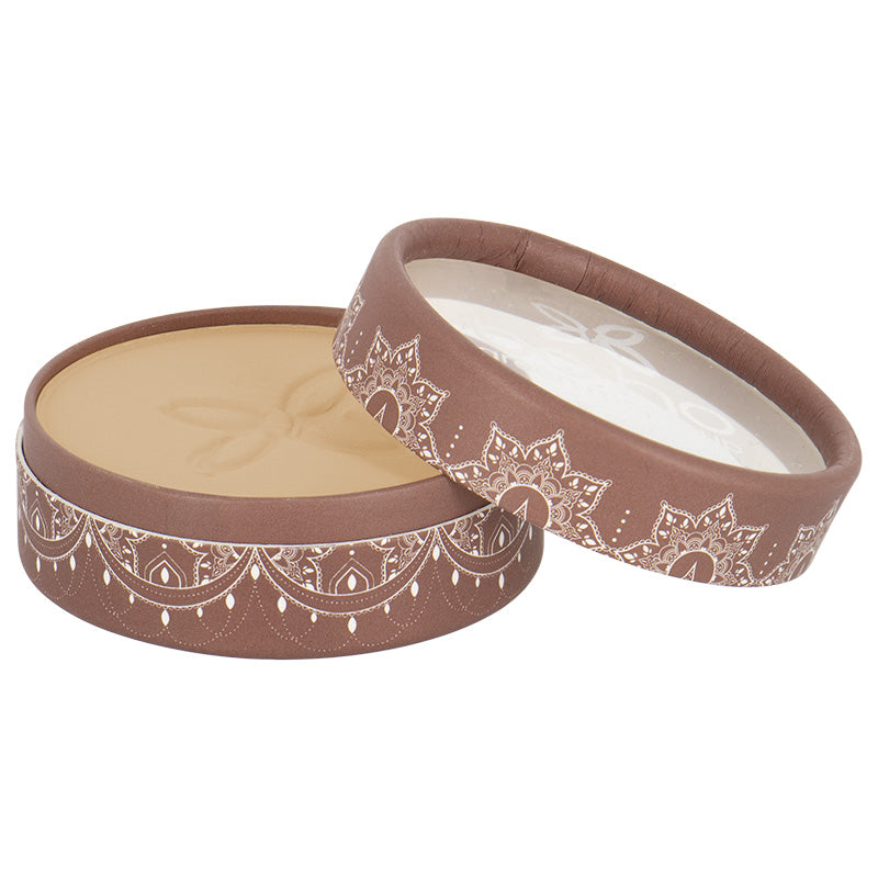 Boho green makeup Compact powder beige dore 03 4.5 Gram
