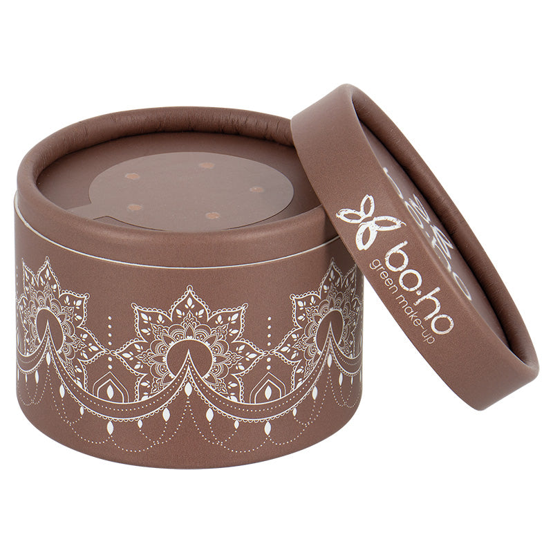 Boho green makeup Mineral loose powder cacao translucide 06 1 Stuks
