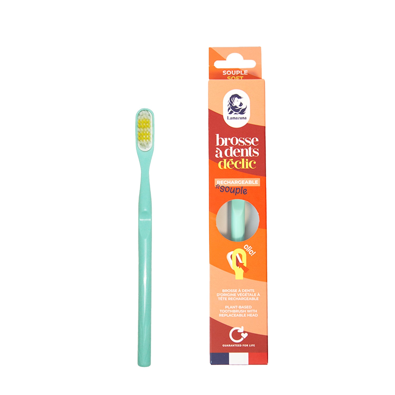 Lamazuna Toothbrush soft water green 1 Stuks