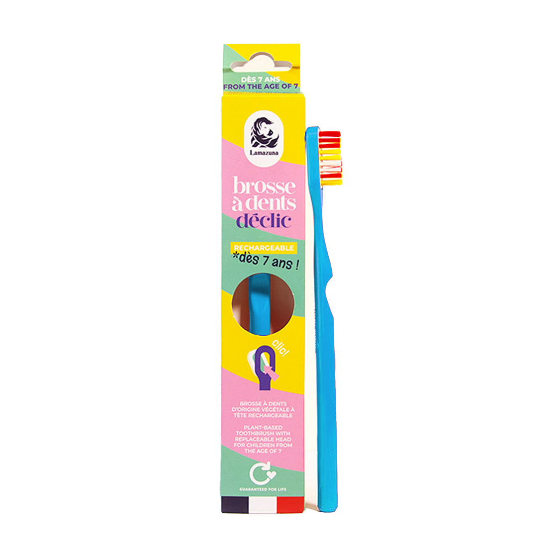 Lamazuna Toothbrush kids blue 1 Stuks