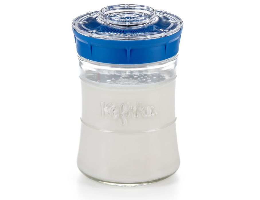 Kefirko  Melk-water kefir maker 900ml blauw 1.00 Stuks