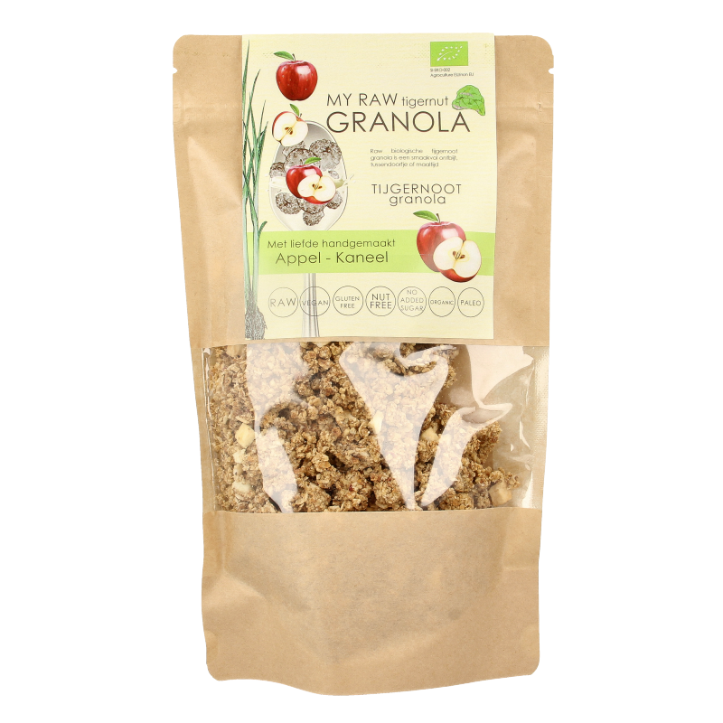 Vitiv Tijgernoot granola appel kaneel bio 230 Gram