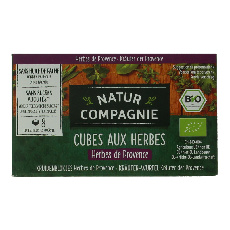 Natur Compagnie Herb de provence blokjes bio 80 Gram