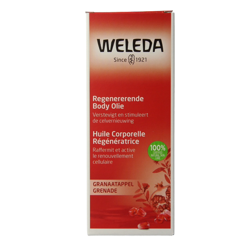 Weleda Granaatappel regenererende body olie 100 Milliliter