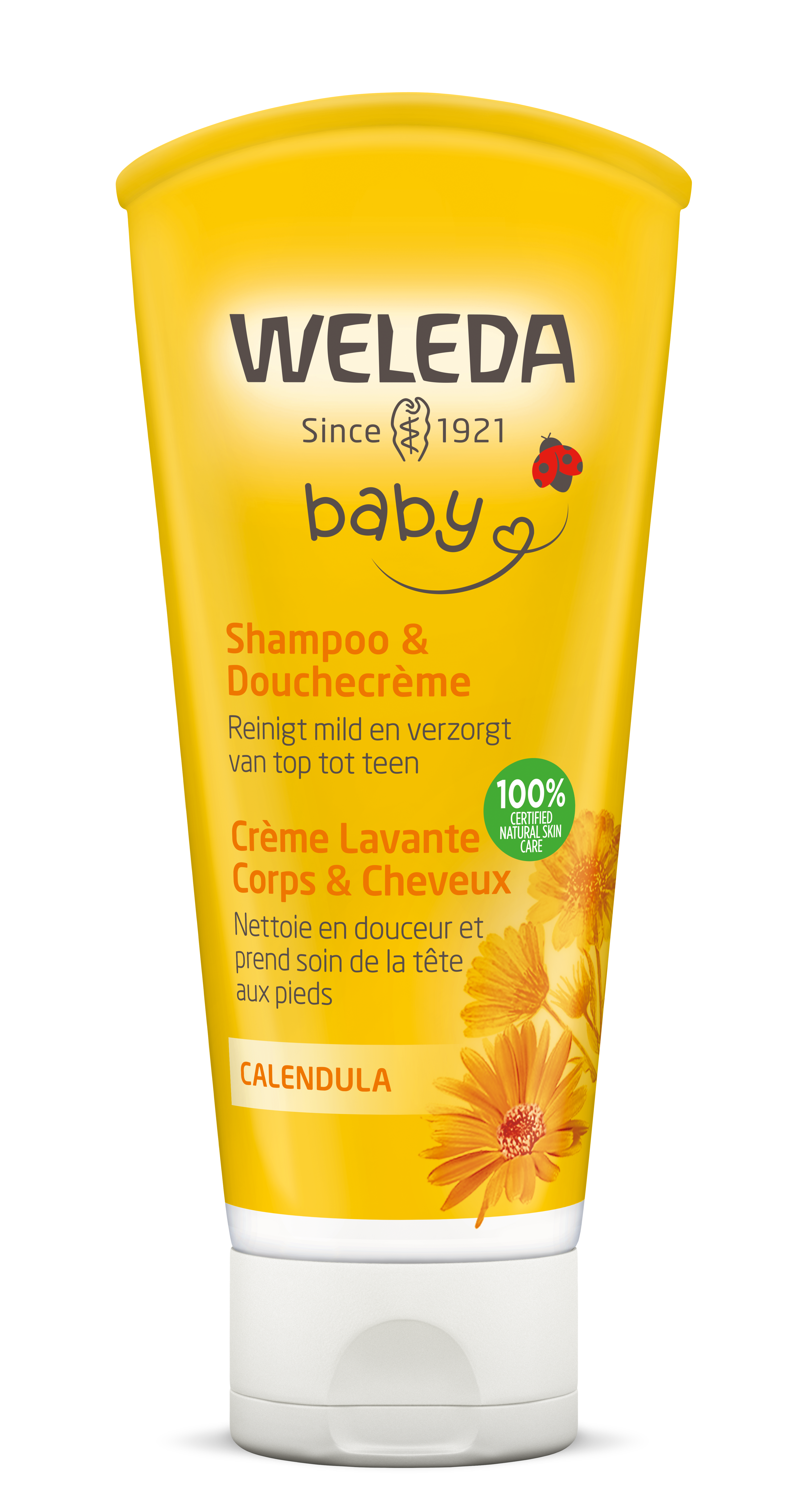 Weleda Calendula baby shampoo & douchecreme 200.00 Milliliter