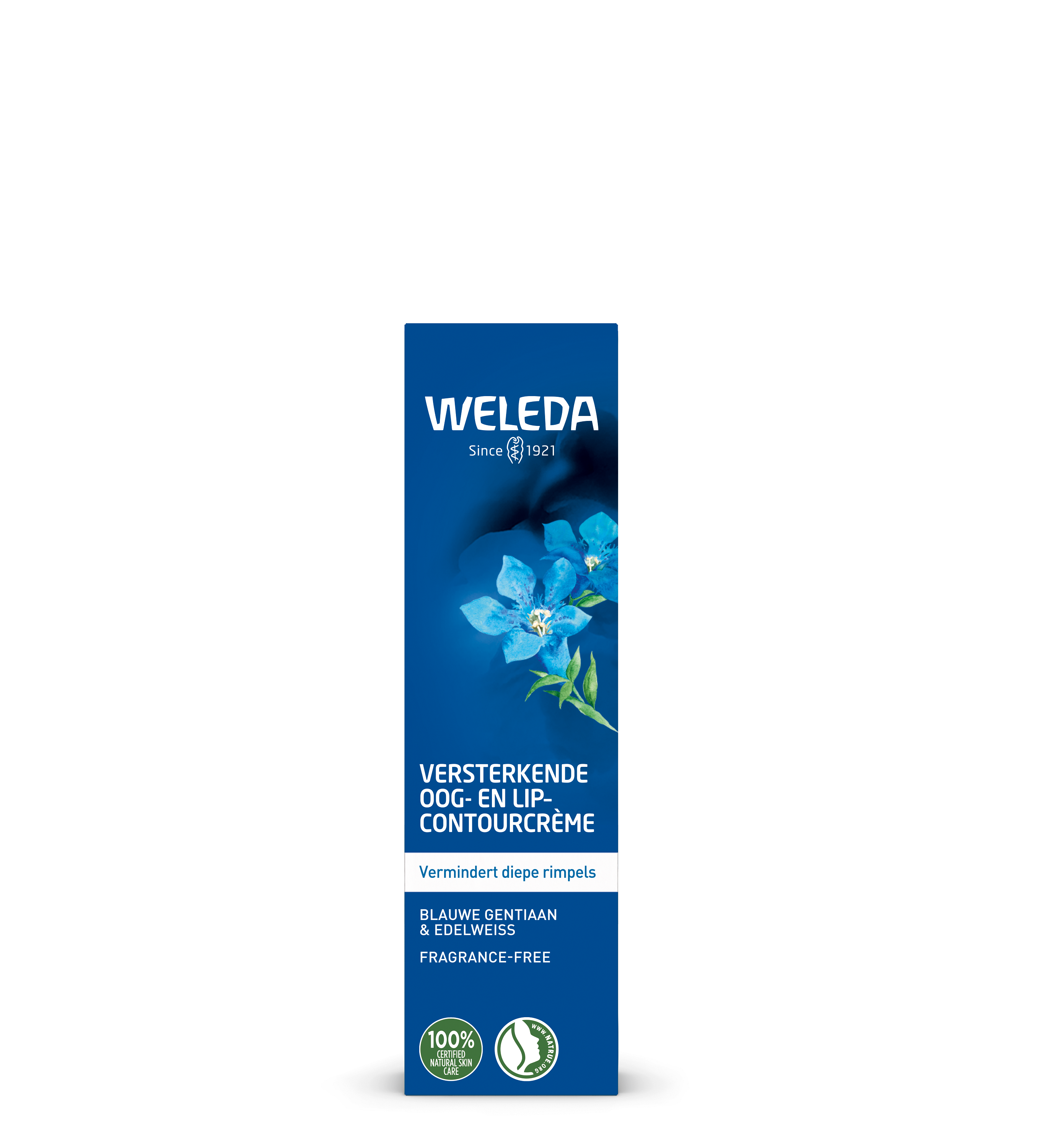 Weleda Blauwe gentiaan & edelweiss oog en lipcontourcreme 10.00 Milliliter
