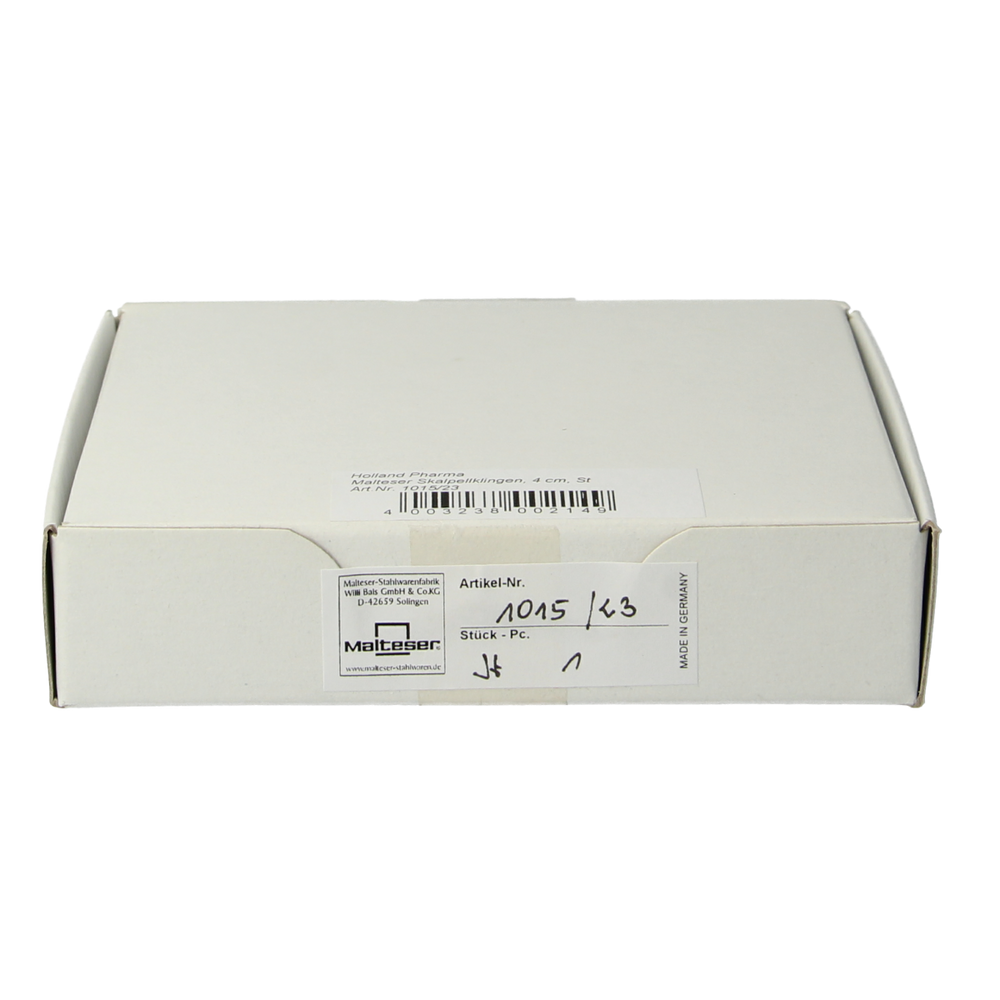 Malteser Scalpelmesjes 4cm steriel 1015/23 100.00 Stuks