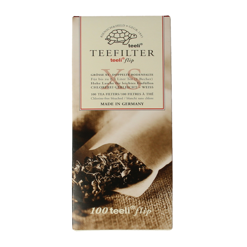Teeli Theefilters XS 100 Stuks