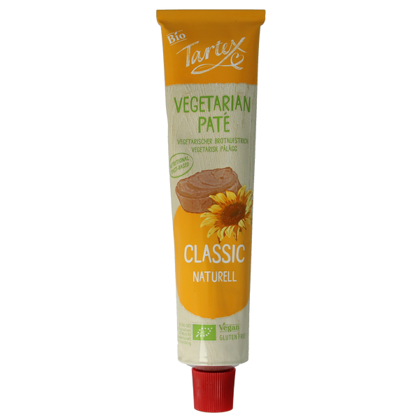 Tartex Tube vegetarische pate classic bio 200.00 Gram