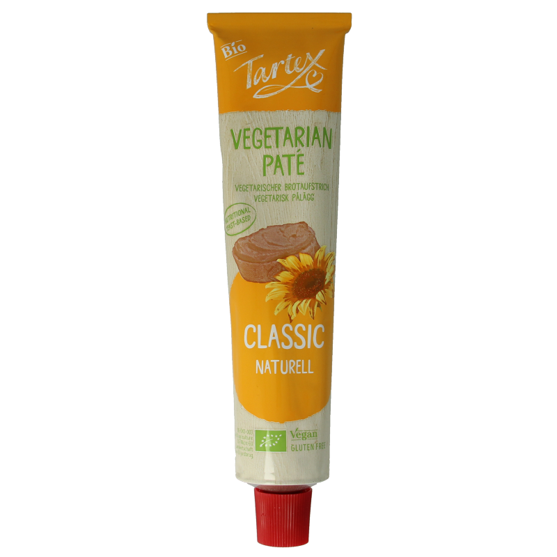 Tartex Tube vegetarische pate classic bio 200 Gram