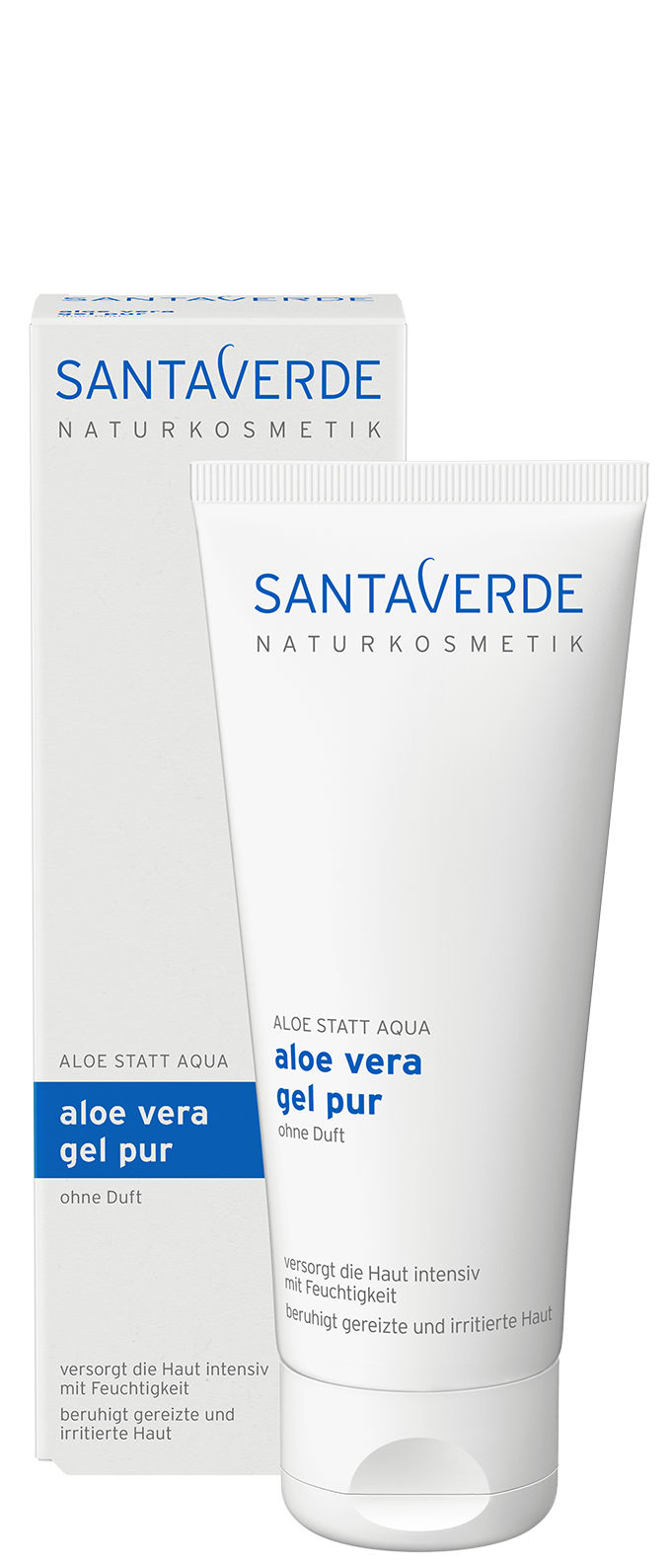 Santaverde Aloe vera pure gel parfumvrij 100 Milliliter