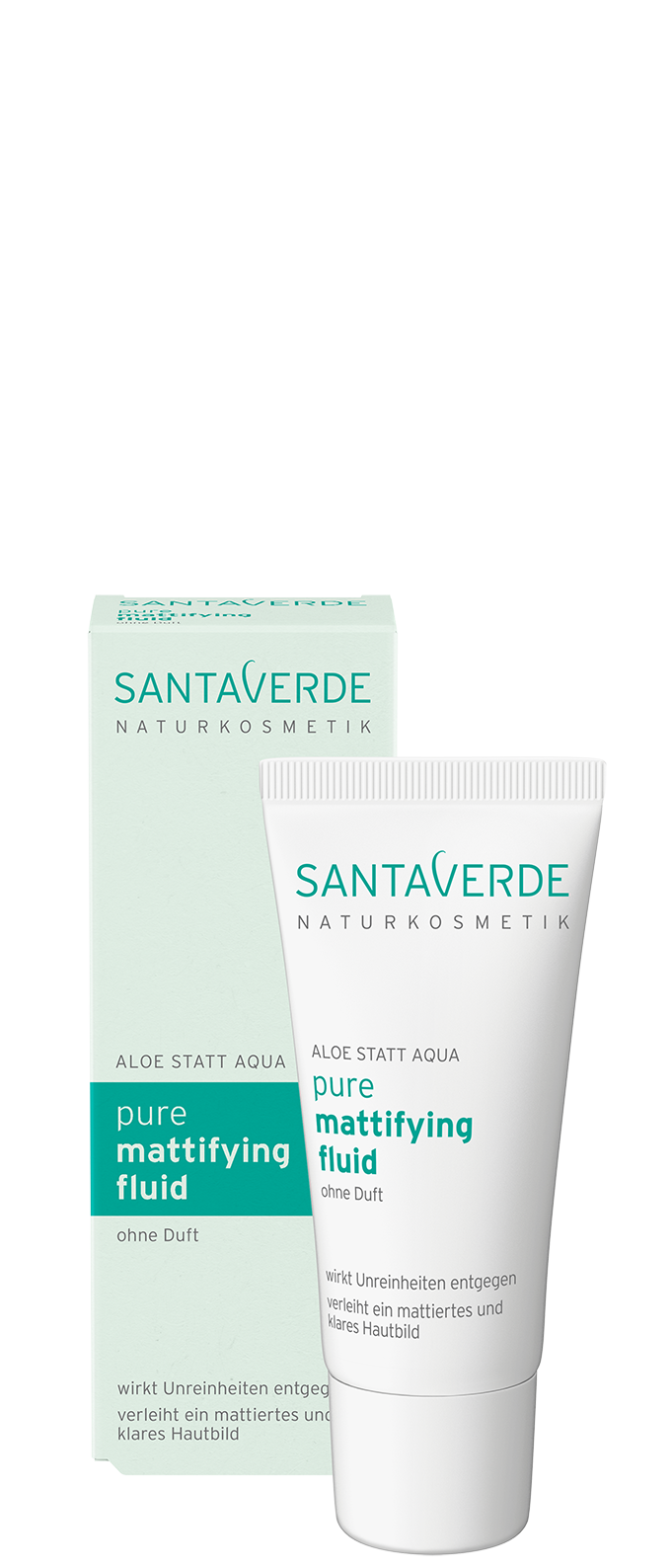 Santaverde Pure matterende creme zonder parfum 30 Milliliter