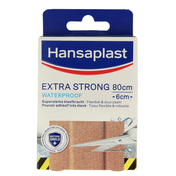 Hansaplast Extra strong waterproof pleisters 8.00 Stuks