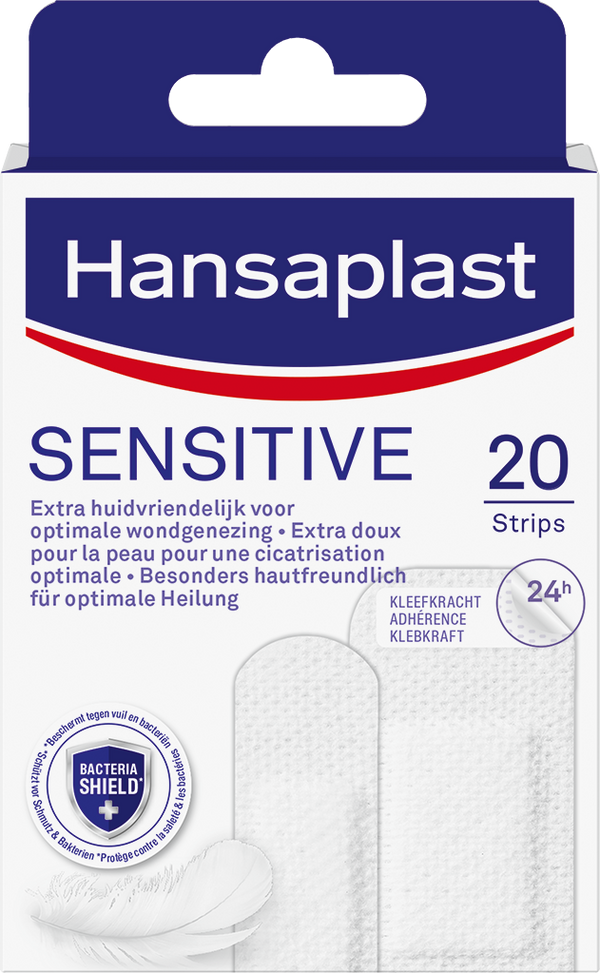 Hansaplast Sensitive strips 20.00 Stuks