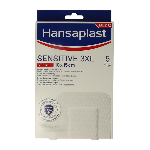 Hansaplast Pleisters sensitive 3XL 5.00 Stuks