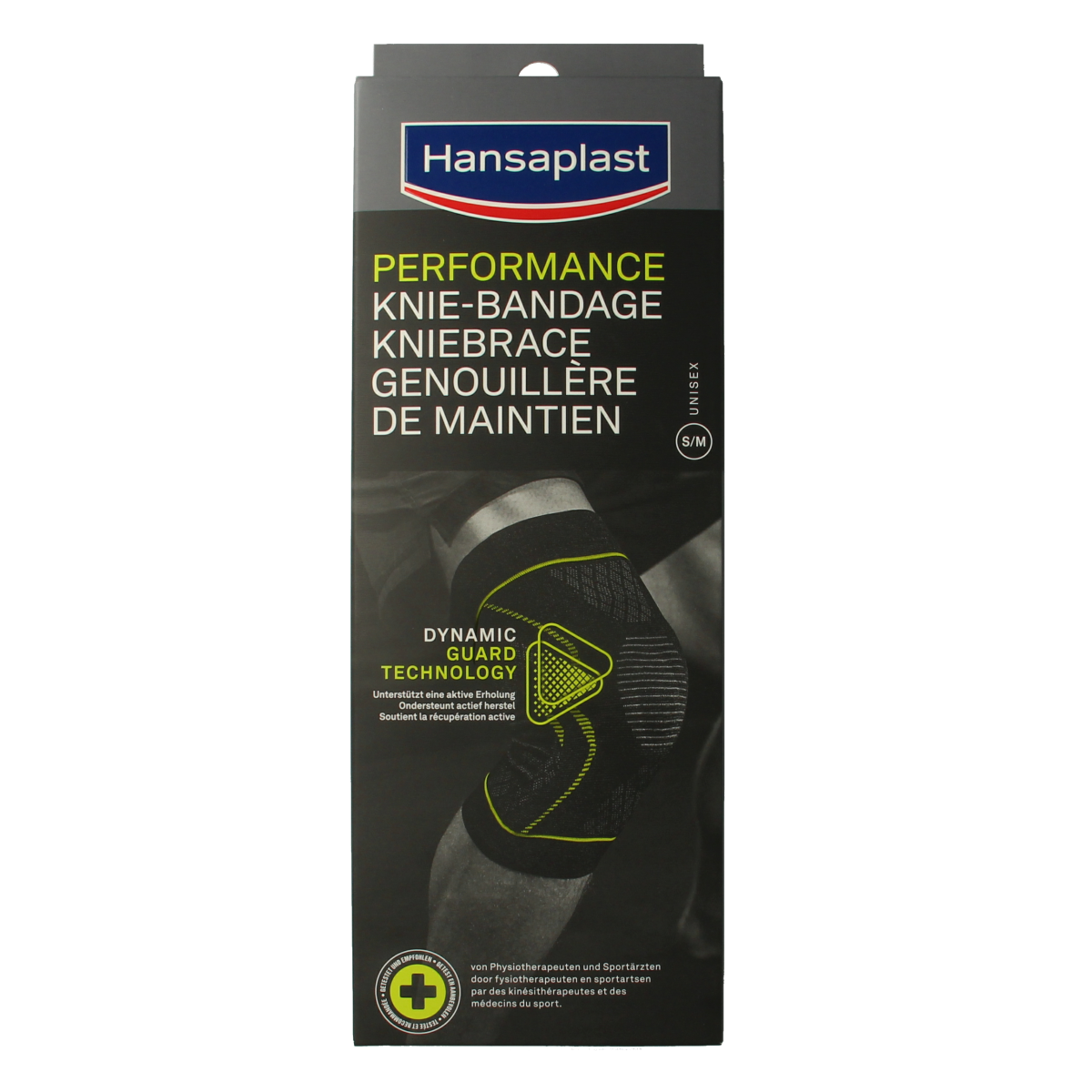 Hansaplast Kniebrace performance 1.00 Stuks