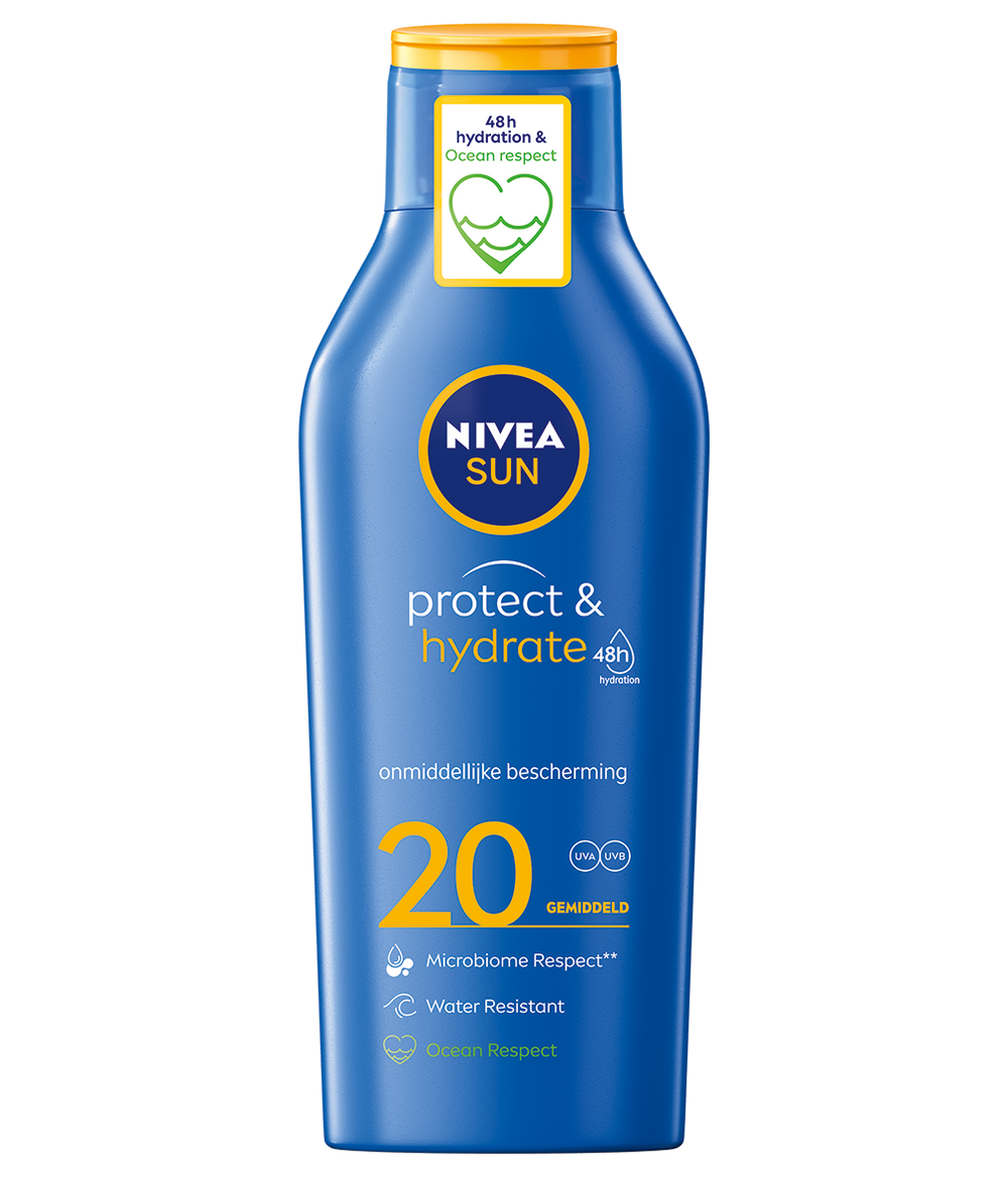 Nivea Sun protect & hydrate zonnemelk SPF20 400.00 Milliliter