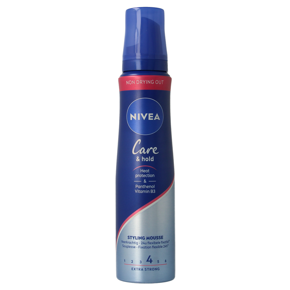 Nivea Care & hold styling mousse extra strong 150.00 Milliliter