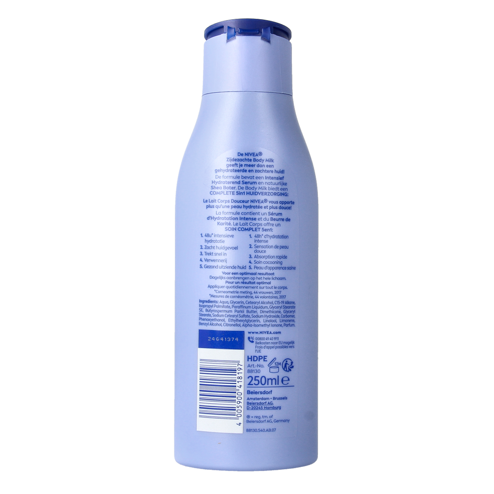 Nivea Body milk zijdezacht  250.00 Milliliter