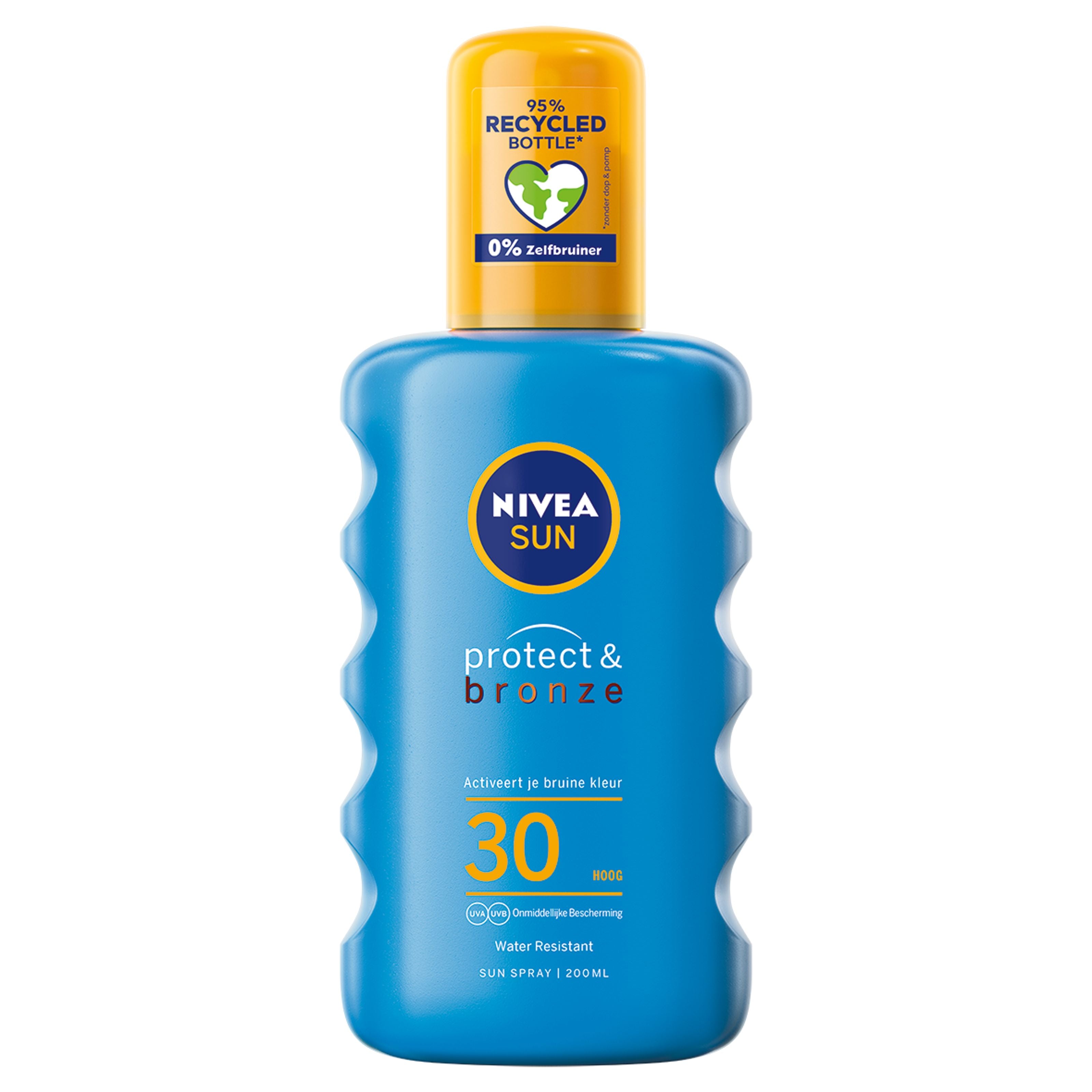 Nivea Sun protect & bronze beschermede spray SPF30 200.00 Milliliter