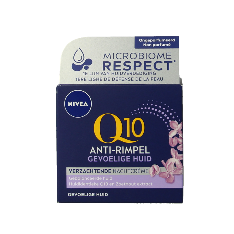 Nivea Q10 Power nachtcreme sensitive 50 Milliliter