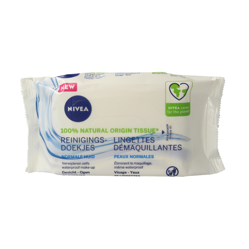 Nivea Verfrissende doekjes normale/gemengde huid 25 Stuks