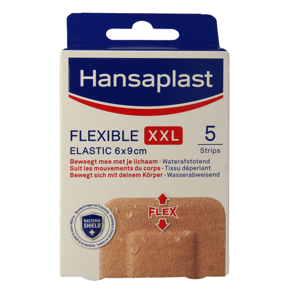 Hansaplast Flexible XXL 6 x 9cm 5.00 Stuks