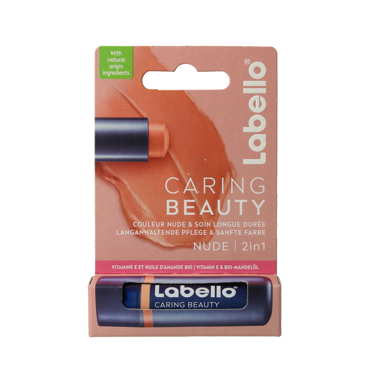 Labello Caring beauty nude 4.8 Gram