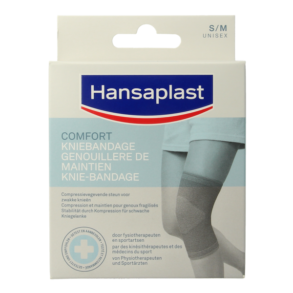 Hansaplast Sport kniebandage S/M 1.00 Stuks