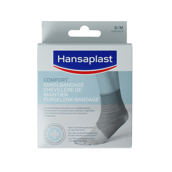Hansaplast Sport enkel bandage S/M 1.00 Stuks