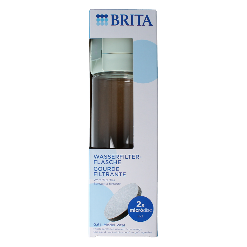Brita Waterfles vital licht groen 1 Stuks