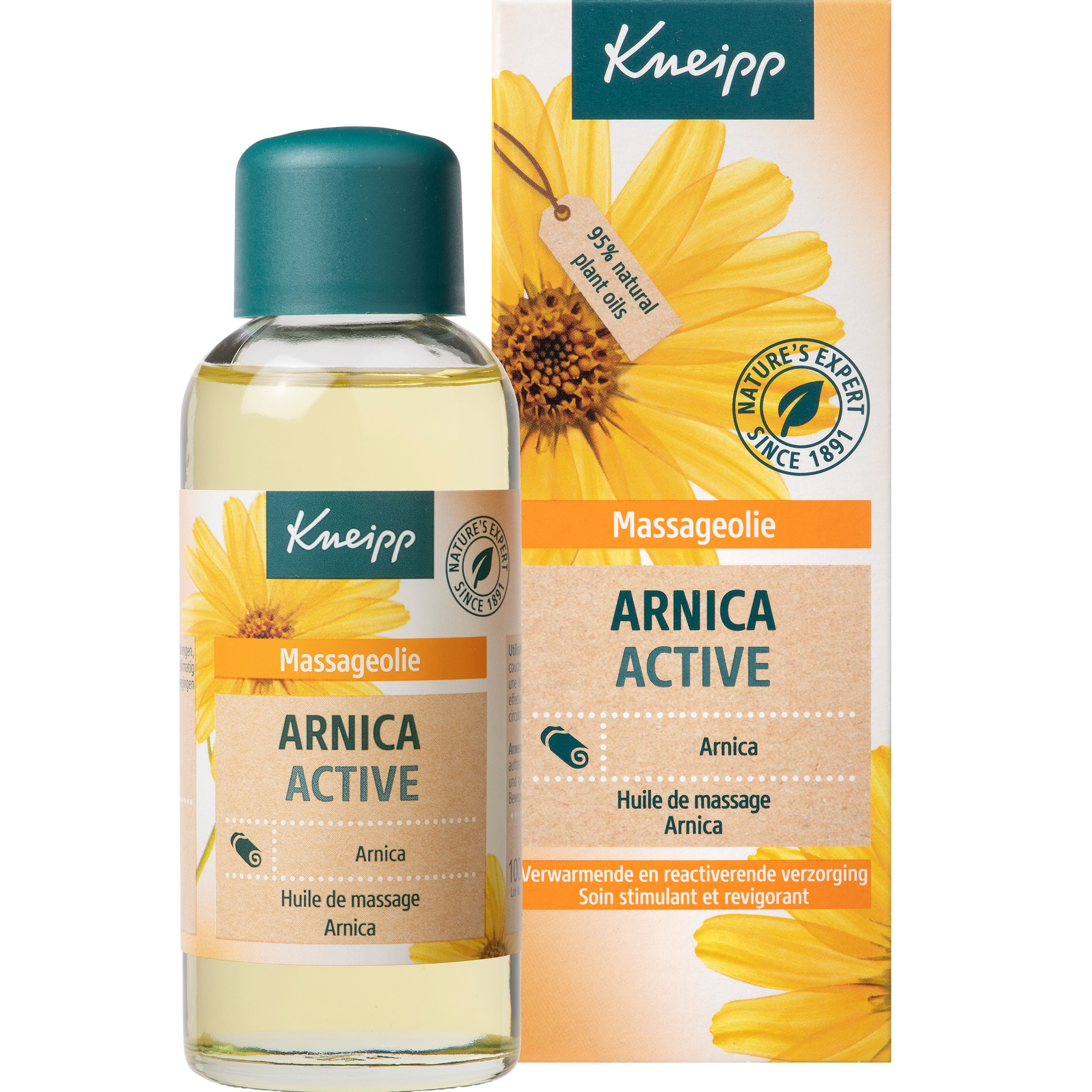 Kneipp Arnica active massageolie 100 Milliliter