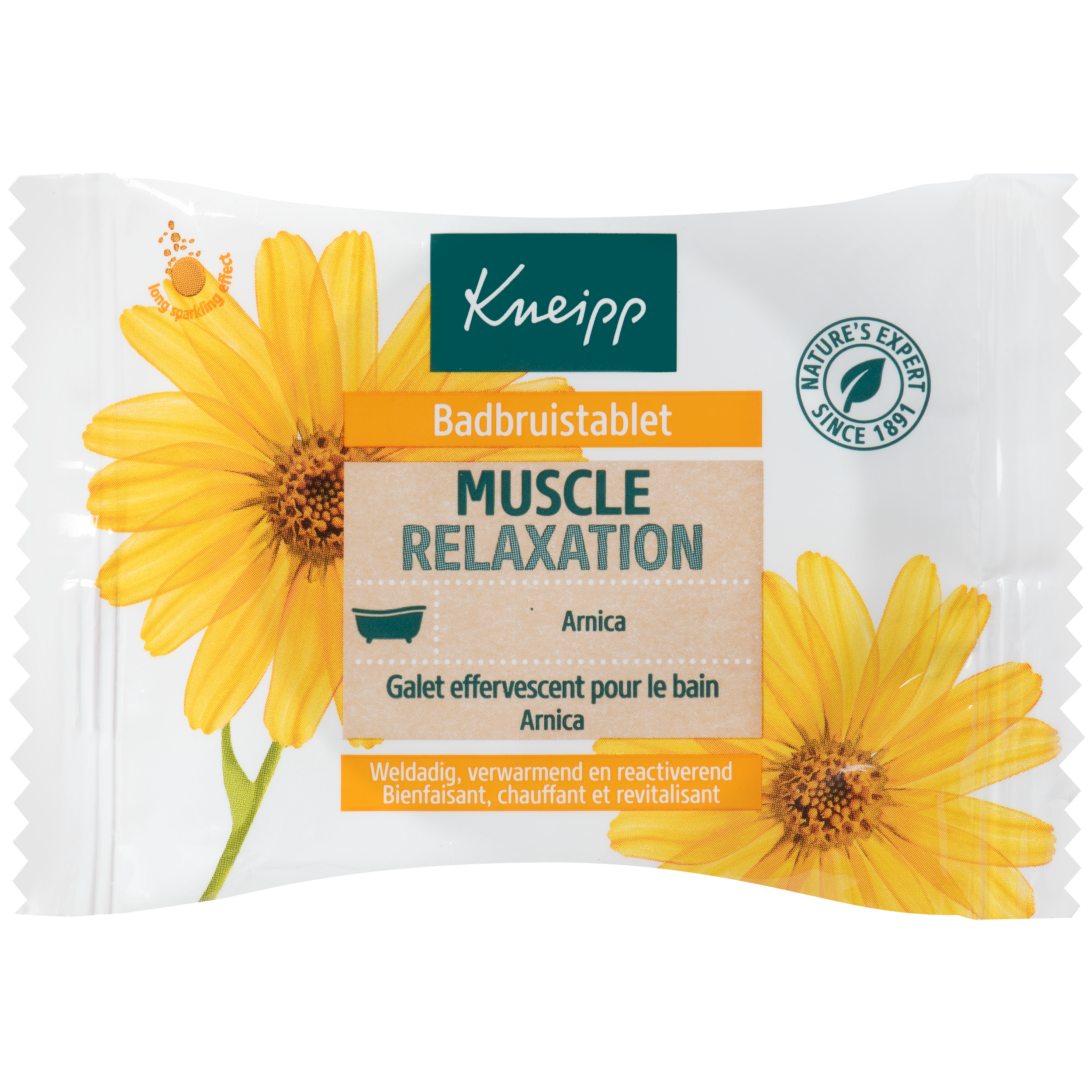 Kneipp Badbruistablet muclse relaxation arnica  80.00 Gram