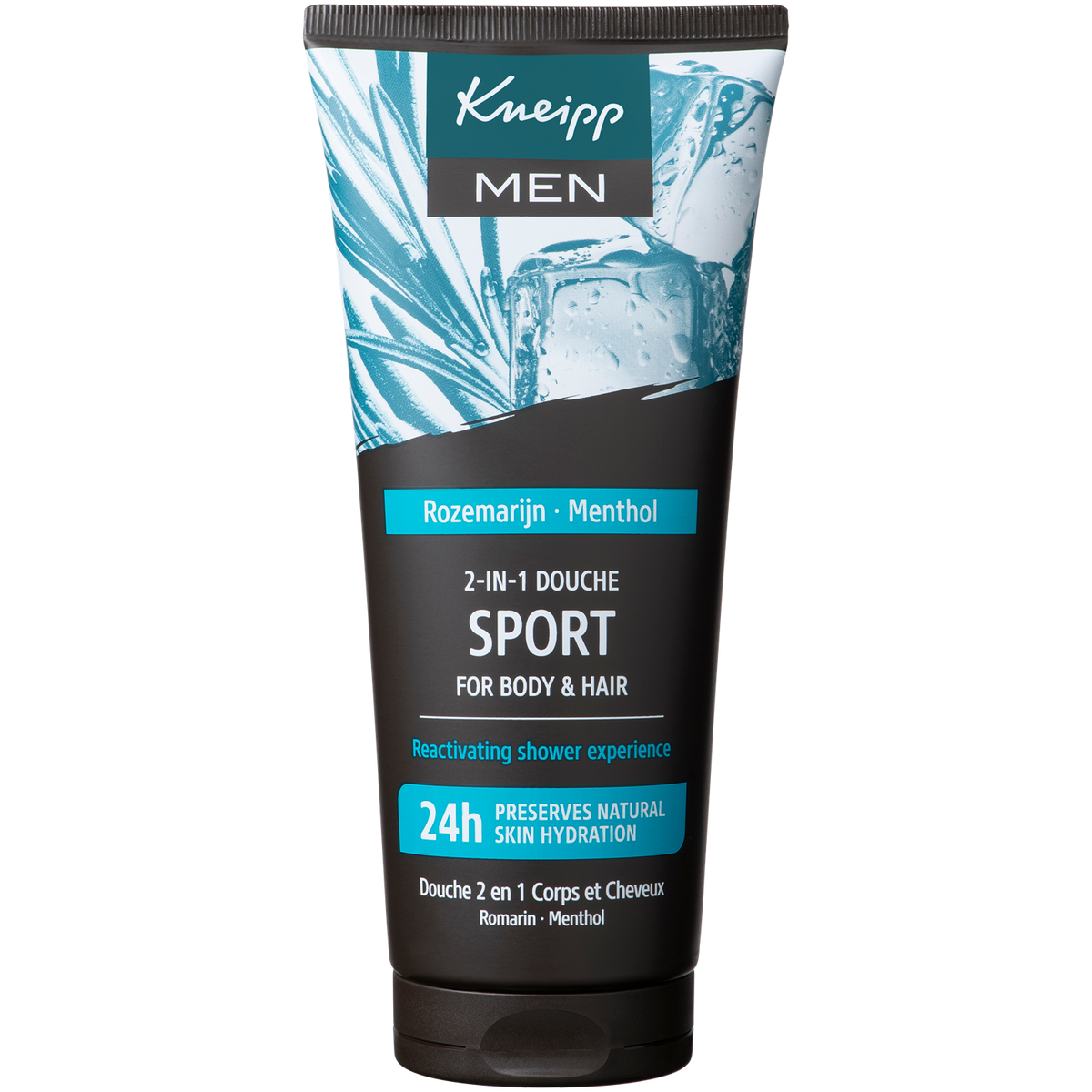 Kneipp 2-in-1 Men Douchegel & Shampoo Sport 200.00 Milliliter
