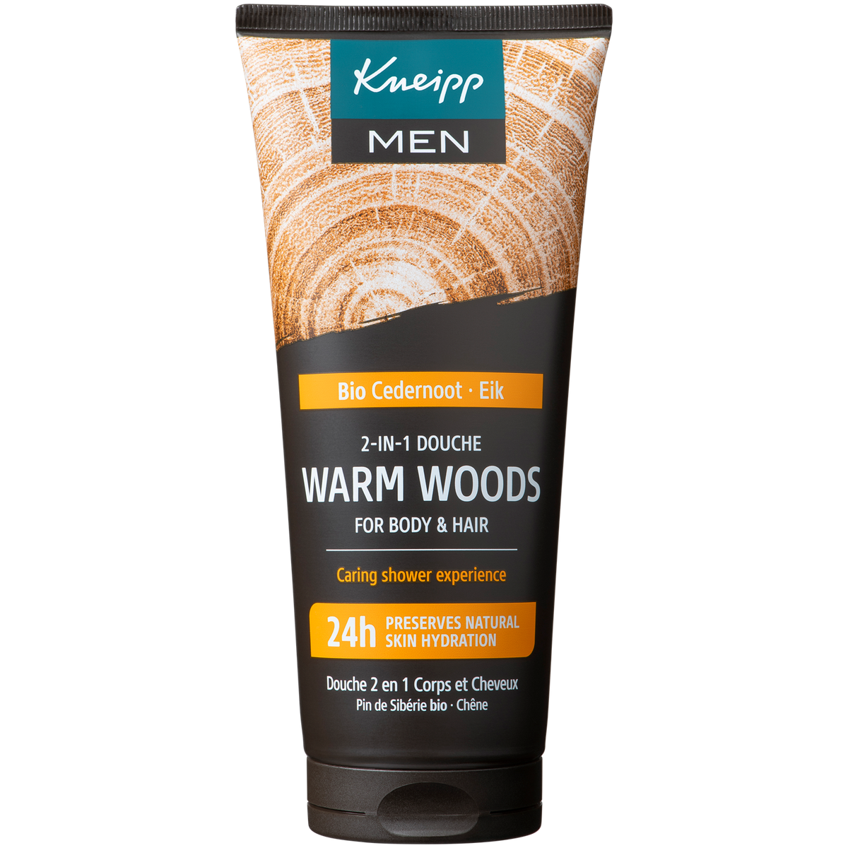 Kneipp 2-in-1 Men Douchegel & Shampoo Warm Woods 200.00 Milliliter