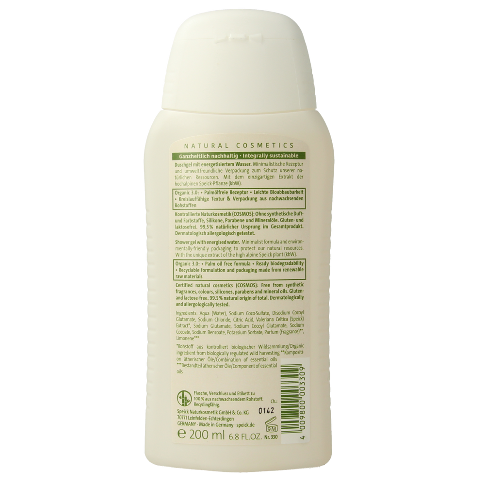 Speick Douchegel organic 200.00 Milliliter
