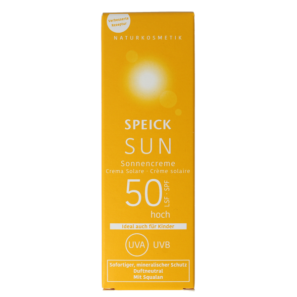 Speick Sun zonnecreme factor 50 bio 60.00 Milliliter