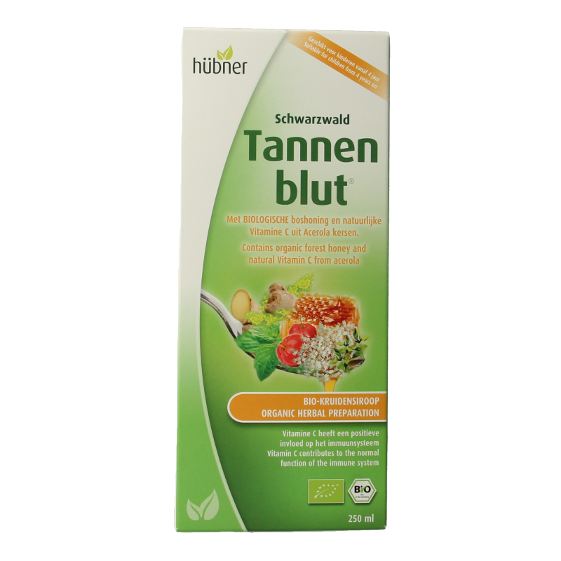 Hubner Tannenblut kruidensiroop bio 250 Milliliter