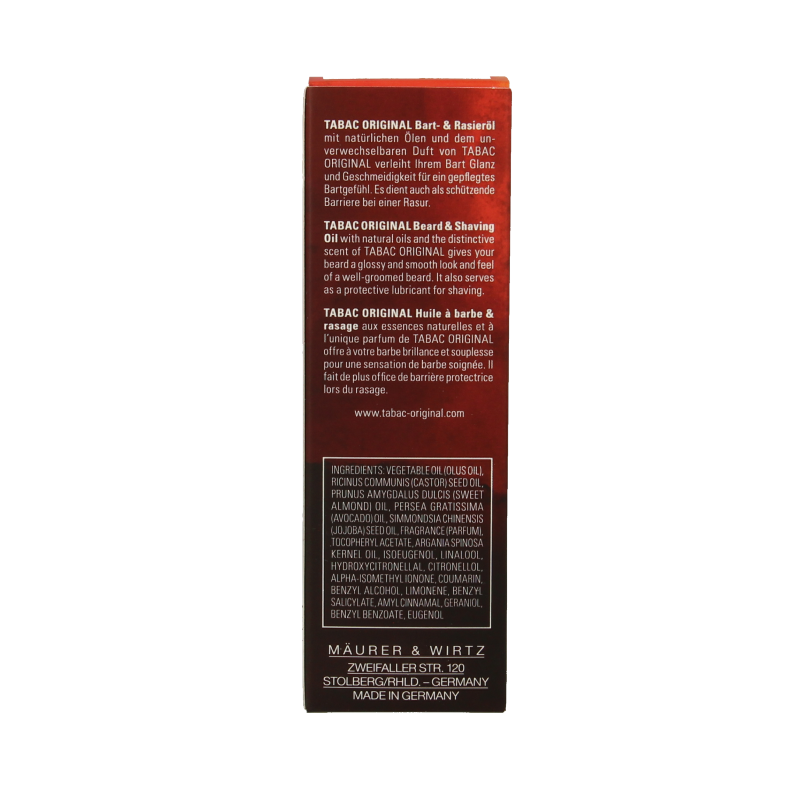 Tabac Original baard & scheerolie 50 Milliliter