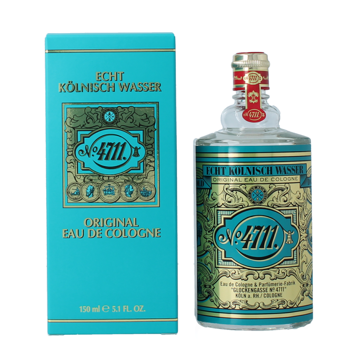4711 Eau de cologne molanus bottle in folding box 150.00 Milliliter