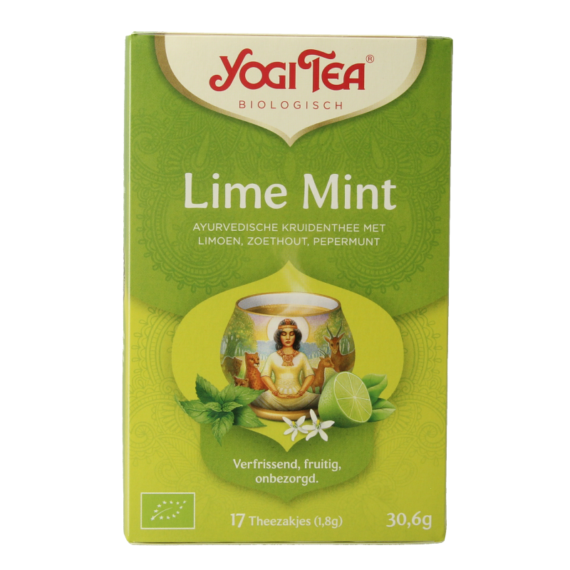 Yogi Tea Lime mint bio 17 Zakjes